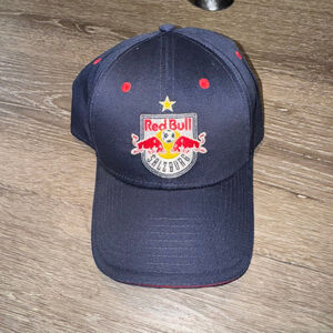 Red Bull Navy Red Salzburg Soccer Baseball Cap One Size